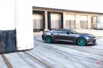 Chevrolet Camaro Matte Black on Vossen Wheels (S21-01) 2019 года